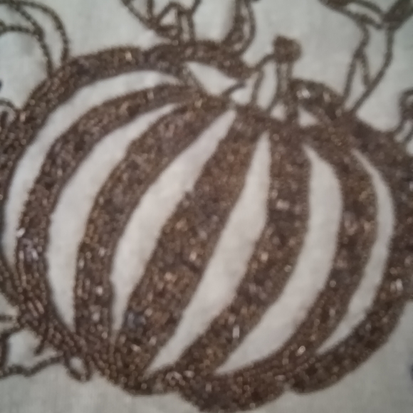 NICOLE MILLER HOME PUMKIN SEQUENCE TABLE RUNNER NWT 14" X 72" - Picture 4 of 16